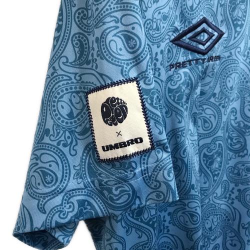 UMBRO (アンブロ) コラボゲームシャツ メンズ SIZE L ブルー ★ Pretty Green ULU0IA0PG