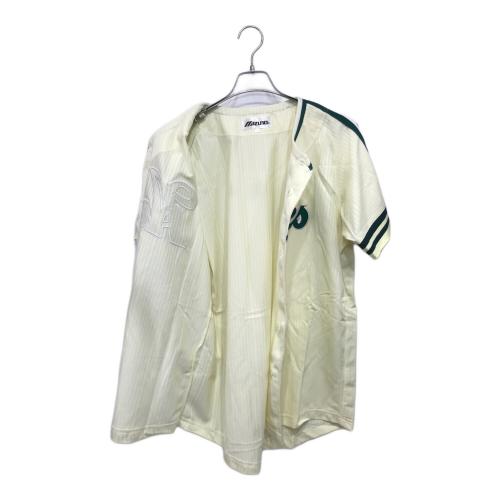 MIZUNO (ミズノ) ソフトバンクホークス ベースボールシャツ メンズ SIZE L イエロー 南海ホークス復刻 75周年記念ユニ