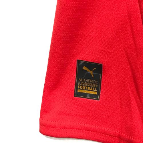 PUMA (プーマ) ACミラン 7番 FWアルバロ・モラタ ユニフォーム メンズ SIZE L レッド×ブラック 24-25シーズン