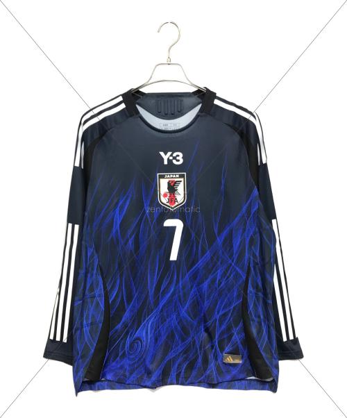 Y-3(ワイスリー) オーセンティック 長袖ユニフォーム メンズ SIZE 3XL ネイビー×ブルー 日本代表 adidas No/7 三苫 薫 2024