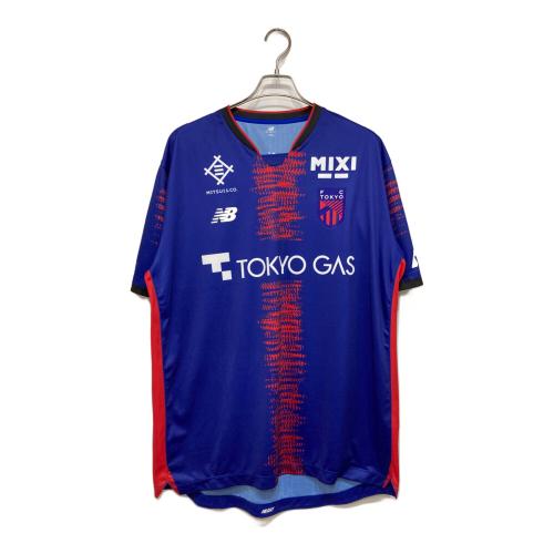 NEW BALANCE (ニューバランス) FC Tokyo 1st SS Jersey ゲームシャツ メンズ SIZE 3XL ブルー ★ AMT55235