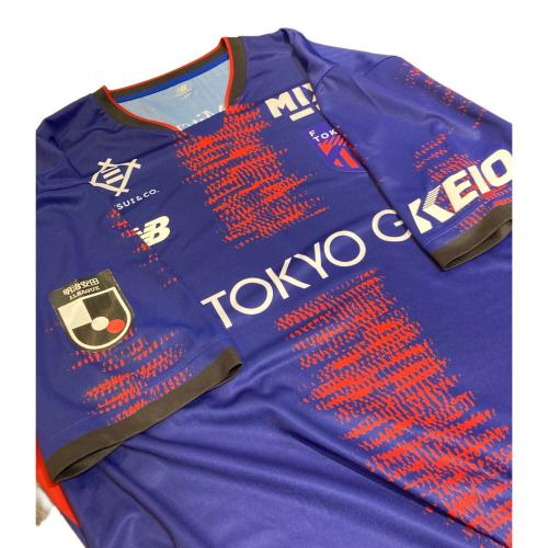NEW BALANCE (ニューバランス) FC Tokyo 1st SS Jersey ゲームシャツ メンズ SIZE 3XL ブルー ★ AMT55235