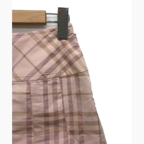 BURBERRY GOLF (バーバリーゴルフ) ノヴァチェック柄キュロット ピンク サイズ:9