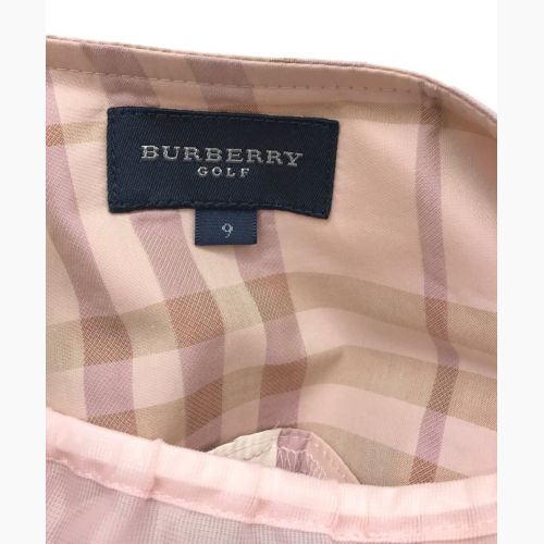 BURBERRY GOLF (バーバリーゴルフ) ノヴァチェック柄キュロット ピンク サイズ:9