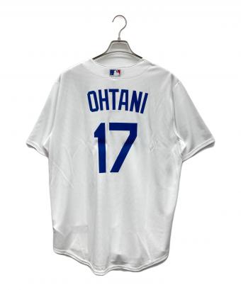 NIKE (ナイキ) レプリカユニフォーム Los Angeles Dodgers ホワイト サイズ:L
