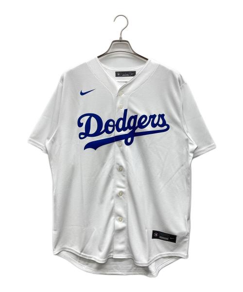 NIKE (ナイキ) レプリカユニフォーム Los Angeles Dodgers ホワイト サイズ:L