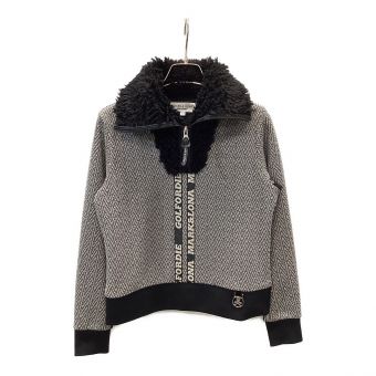 MARK&LONA (マークアンドロナ) ゴルフウェア(トップス) レディース SIZE S ブラック Lexa Neck Fur Tops アウター ACW-3D-AC04