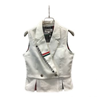 MARK&LONA (マークアンドロナ) ゴルフウェア(トップス) レディース SIZE S ホワイト Lungarno Presto Vest 2024SS ベスト MLW-4A-AD02