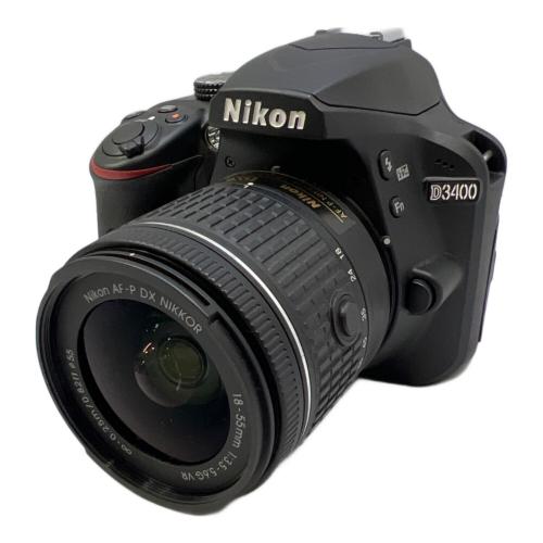 Nikon (ニコン) デジタル一眼レフカメラ D3400 18-55 VR レンズキット AF-P DX 18-55mm f/3.5-5.6G VR