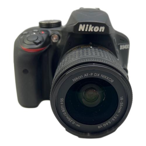 Nikon (ニコン) デジタル一眼レフカメラ D3400 18-55 VR レンズキット AF-P DX 18-55mm f/3.5-5.6G VR
