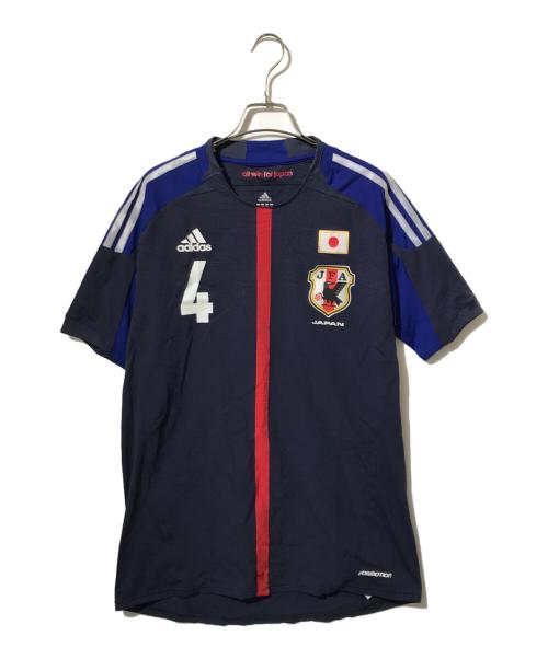 adidas (アディダス) 2012-13 日本代表オーセンティックユニフォーム ネイビー サイズ:o