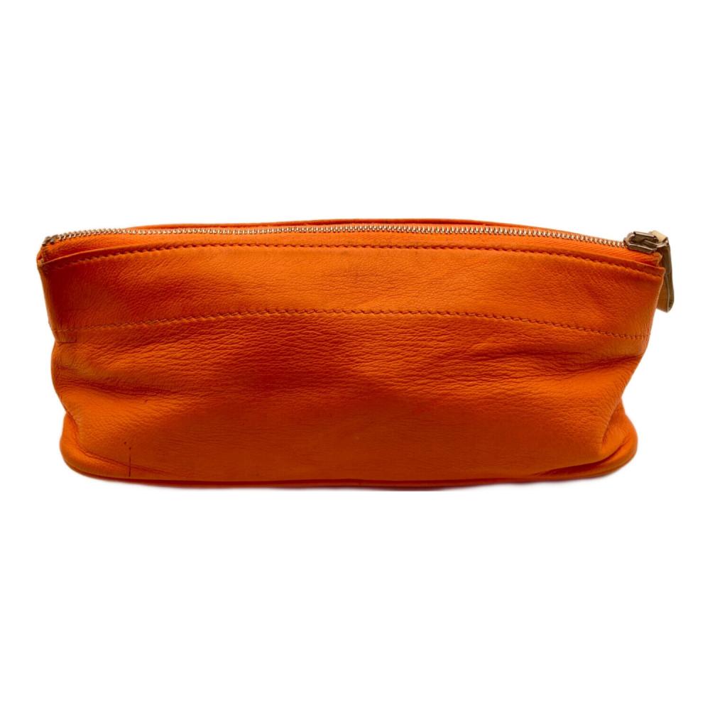 HERMES (エルメス) Tohubohu Pouch PM セリエ メンズ オレンジ