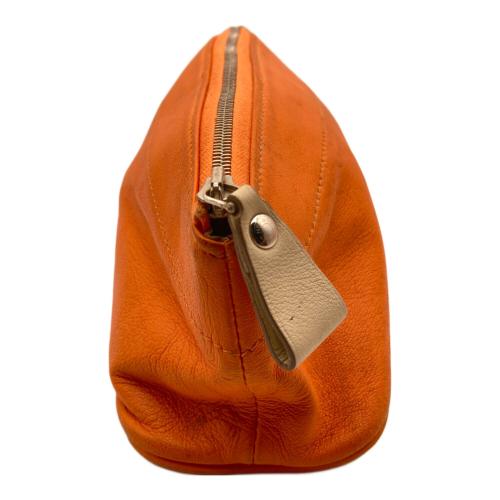 HERMES (エルメス) Tohubohu Pouch PM セリエ メンズ オレンジ