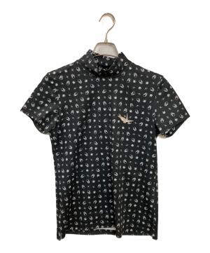 1piu1uguale3 (ウノピュウノウグァーレトレ) lucien pellat-finet (ルシアン・ペラフィネ) モックネックスカルマフファナゴルフトップス ブラック サイズ:2