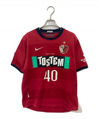 NIKE (ナイキ) 鹿島アントラーズ　2010年　レプリカユニフォーム レッド サイズ:Ｍ