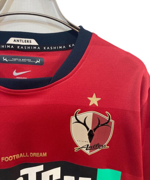 NIKE (ナイキ) 鹿島アントラーズ　2010年　レプリカユニフォーム レッド サイズ:Ｍ