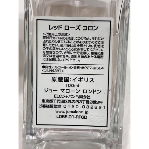 JO MALONE (ジョーマローン) レッドローズコロン 100ml 残量80%-99%