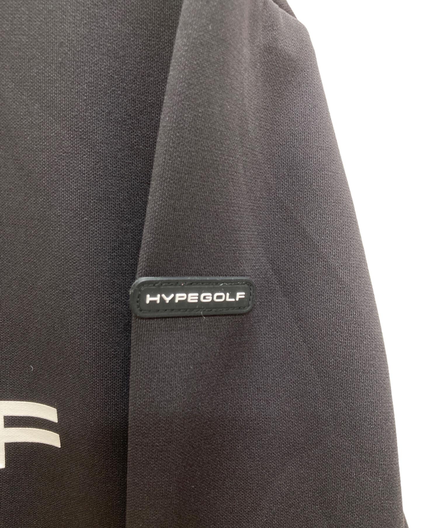 HYPE GOLF ハイプ ゴルフ モックネック XL ブラック HYPE GOLF ハイプ
