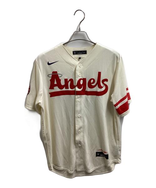 NIKE（ナイキ）ベースボールユニフォーム　ロサンゼルス・エンゼルス　【17】大谷翔平　シティコネクトシリーズ T770-ANCC　アイボリー　SIZE M