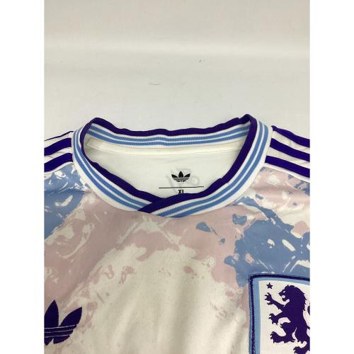 adidas (アディダス) アストン・ヴィラ 25/26 サードユニフォーム HS5184 + メンズ SIZE XL ホワイト