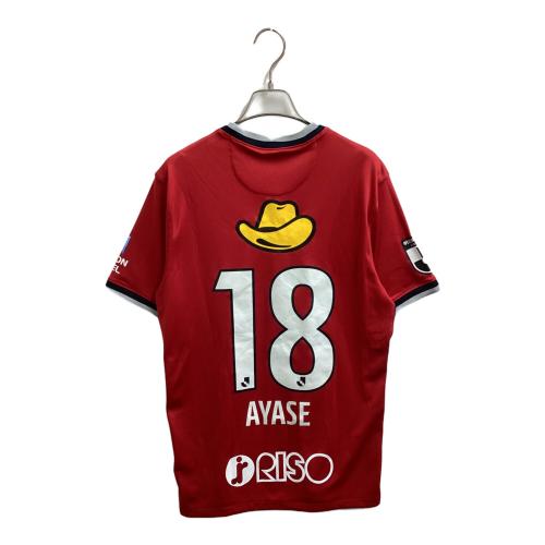 NIKE (ナイキ) 2022 ホーム 半袖レプリカユニフォーム DB5755-688 +鹿島アントラーズ 上田綺世 メンズ SIZE L レッド