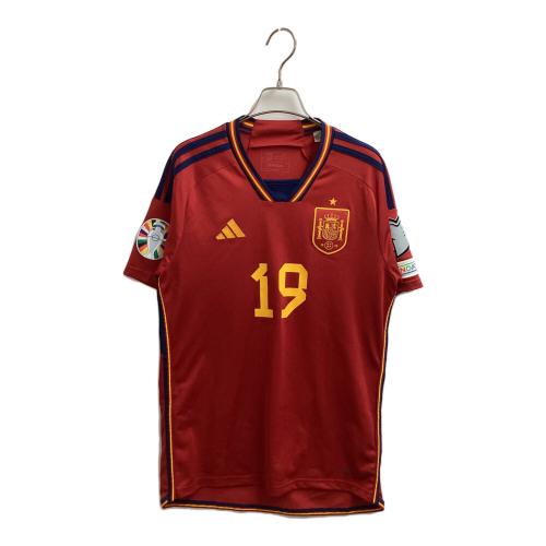 adidas (アディダス) スペイン代表2022レプリカユニフォーム HL1970 ＋ラミンヤマル メンズ SIZE L レッド