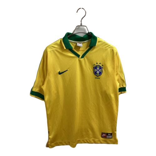 NIKE (ナイキ) ブラジル代表 サッカーユニフォーム H-97-FOR + 1997シーズン・ホーム メンズ SIZE M イエロー