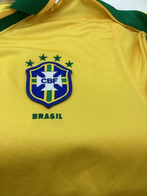 NIKE (ナイキ) ブラジル代表 サッカーユニフォーム H-97-FOR + 1997シーズン・ホーム メンズ SIZE M イエロー