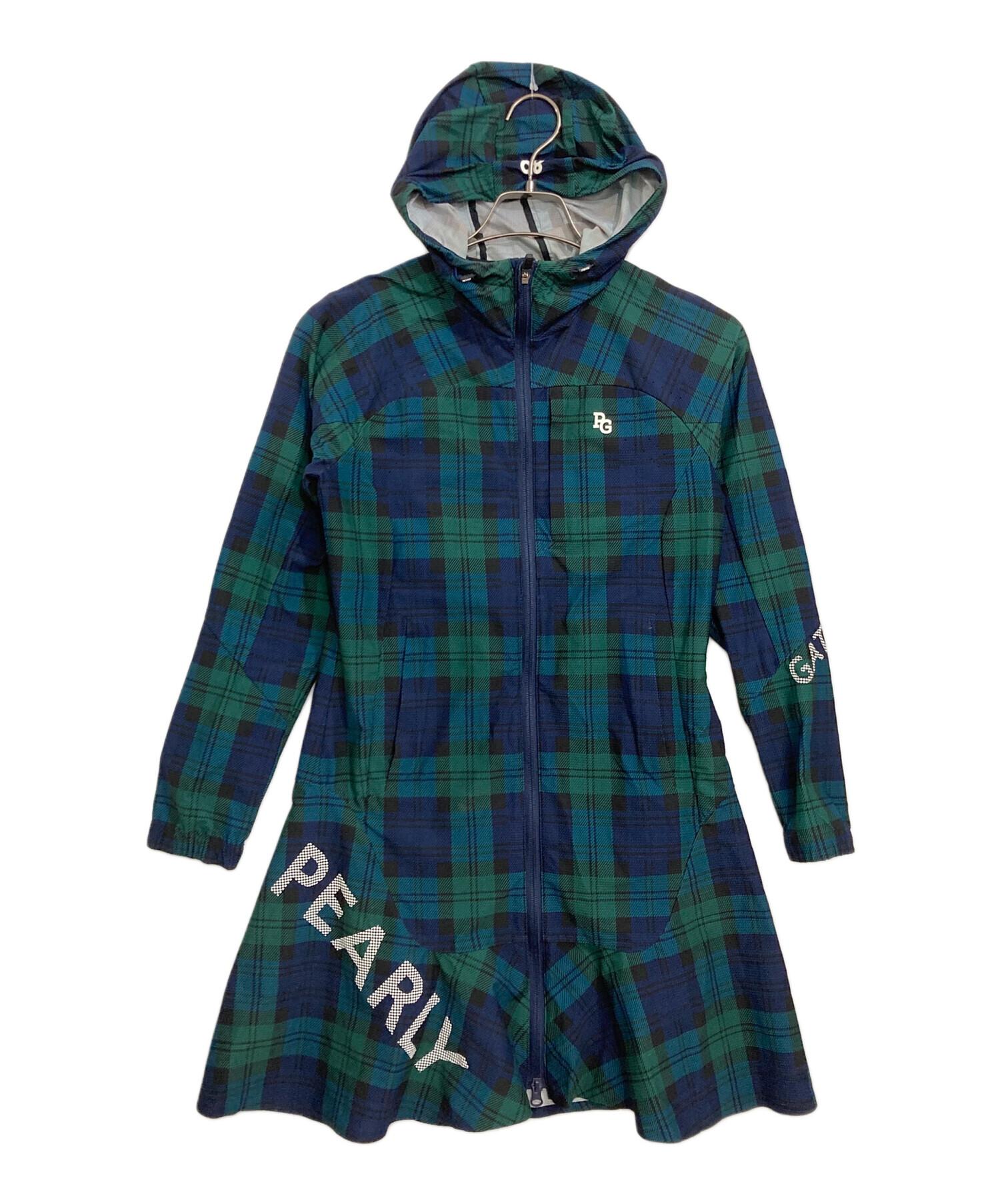 パーリーゲイツ 中綿 裏起毛 タフタ Octa フルジップワンピ ネイビー 新品 パーリーゲイツ 中綿 裏起毛 タフタ Octa アウター