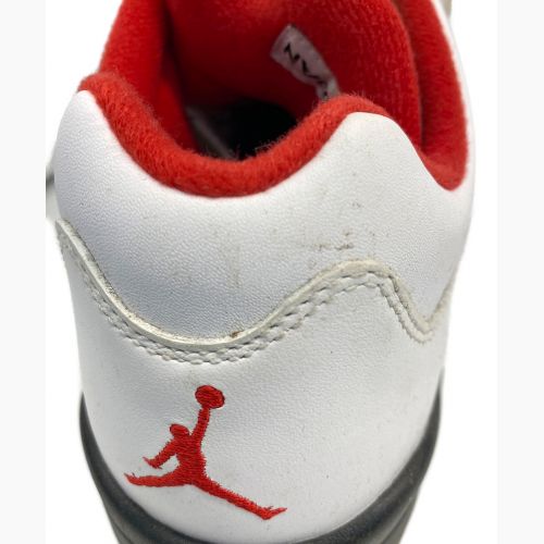 NIKE (ナイキ) Jordan 5 Retro Low GOLF Fire Red ホワイト×レッド サイズ:29cm