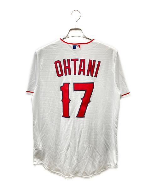 NIKE (ナイキ) ゲームシャツ ホワイト×レッド サイズ:M