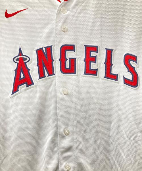 NIKE (ナイキ) ゲームシャツ ホワイト×レッド サイズ:M