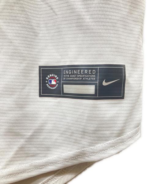 NIKE (ナイキ) ゲームシャツ ホワイト×レッド サイズ:M