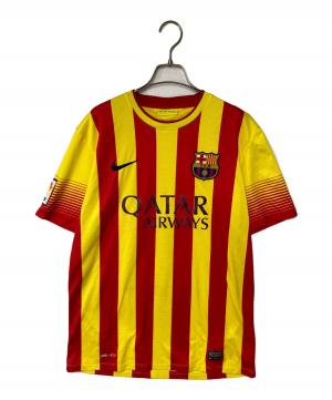 NIKE (ナイキ) ゲームシャツ FCバルセロナ 13/14 ユニフォーム アウェイ 532823-703 レッド×イエロー サイズ:M