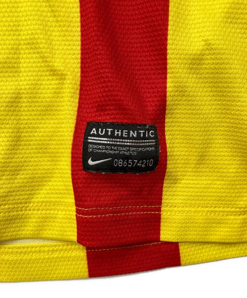 NIKE (ナイキ) ゲームシャツ FCバルセロナ 13/14 ユニフォーム アウェイ 532823-703 レッド×イエロー サイズ:M