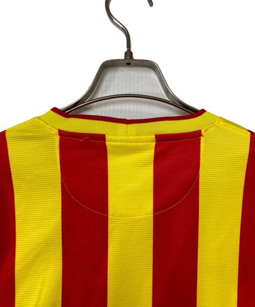 NIKE (ナイキ) ゲームシャツ FCバルセロナ 13/14 ユニフォーム アウェイ 532823-703 レッド×イエロー サイズ:M