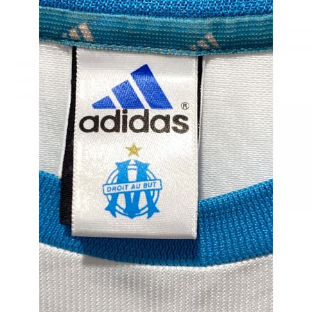 adidas (アディダス) ゲームシャツ メンズ SIZE 2XL ホワイト×ブルー オリンピック・マルセイユ Khalifa