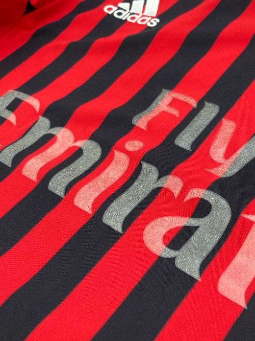 adidas (アディダス) ユニフォームシャツ ブラック×レッド サイズ:Ｍ