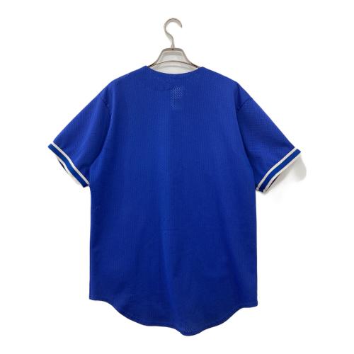 Majestic (マジェスティック) ゲームシャツ メンズ SIZE M ブルー ★④ Los Angeles dodgers USA製