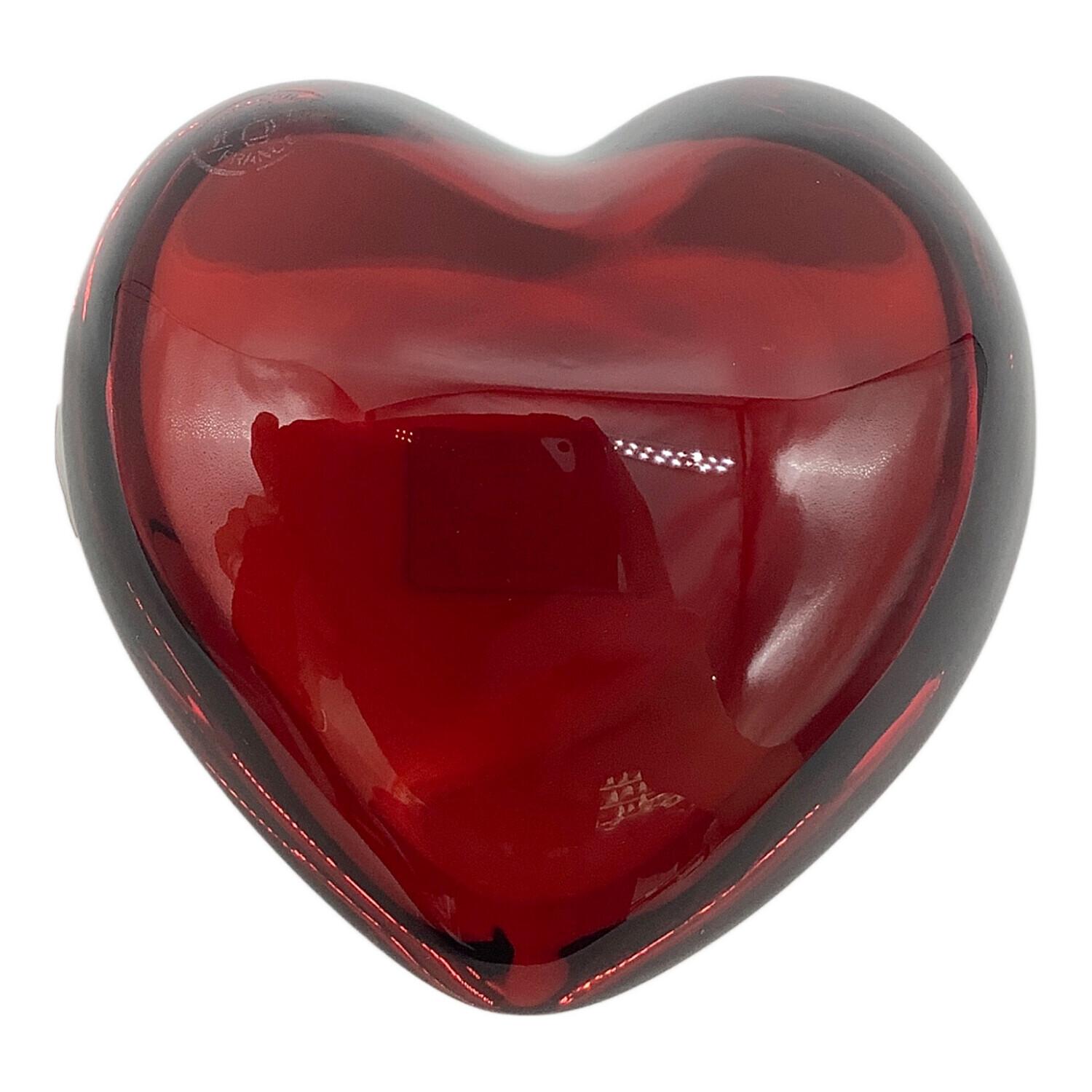 Baccarat (バカラ) ハートペーパーウェイト レッド｜トレファクONLINE