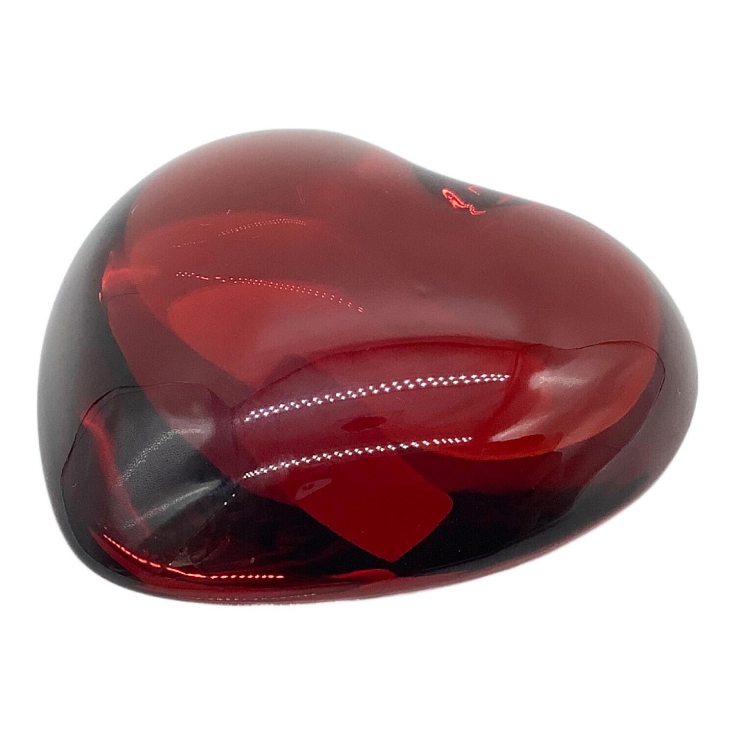 Baccarat (バカラ) ハートペーパーウェイト レッド｜トレファクONLINE