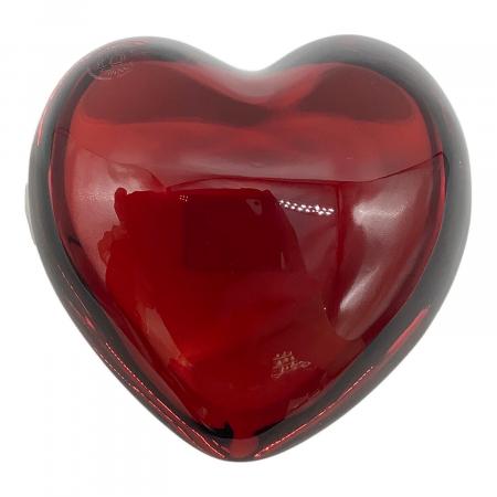 Baccarat (バカラ) ハートペーパーウェイト レッド｜トレファクONLINE
