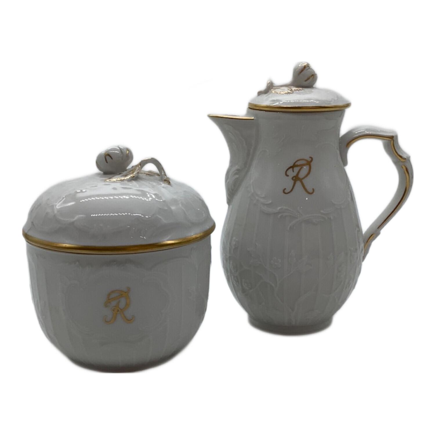 ベルリン王立磁器製陶所KPM シュガーポット・クリーマーセット ベルリン王立磁器製陶所KPM シュガーポット・クリーマーセット