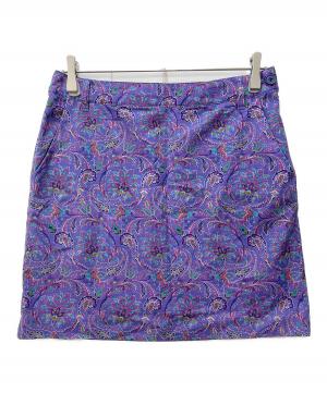 BEAMS GOLF PURPLE LABEL (ビームス ゴルフ パープル レーベル) ペイズリー柄スカート パープル サイズ:L