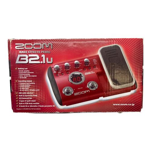 ZOOM (ズーム) ベースマルチエフェクター ZOOM B2.1U @