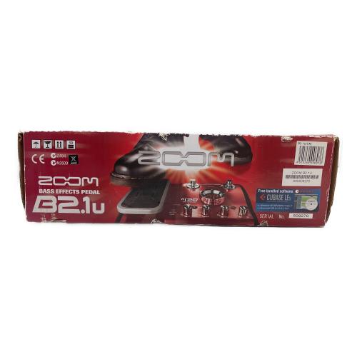 ZOOM (ズーム) ベースマルチエフェクター ZOOM B2.1U @