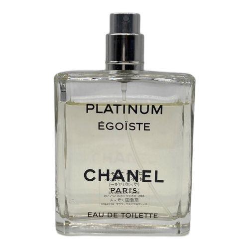 CHANEL (シャネル) 香水 箱付 エゴイストプラチナム オードゥトワレット 100ml 残量80%-99%