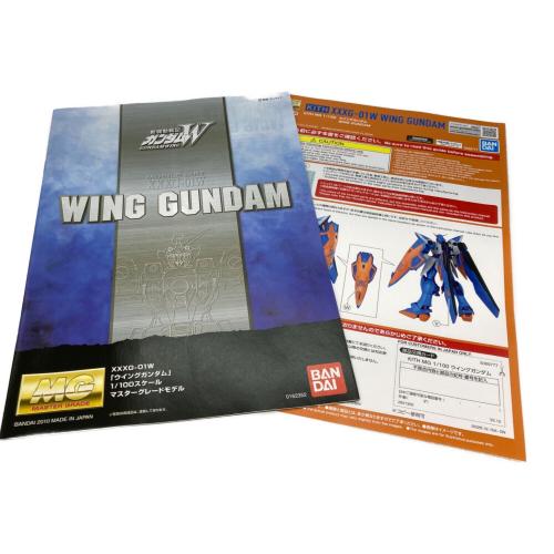 BANDAI (バンダイ) XXXG-01W WING GUNDAM ガンプラ MG1/100 ★④