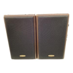 【ジャンク/保証なし】Onkyo (オンキヨー) ペアスピーカー ※L側サランネット内破損/R側のみ出音可 D-202A