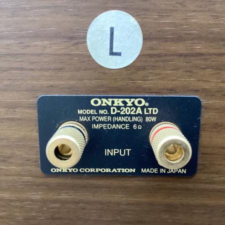 ジャンク/保証なし】Onkyo (オンキヨー) ペアスピーカー ※L側サラン
